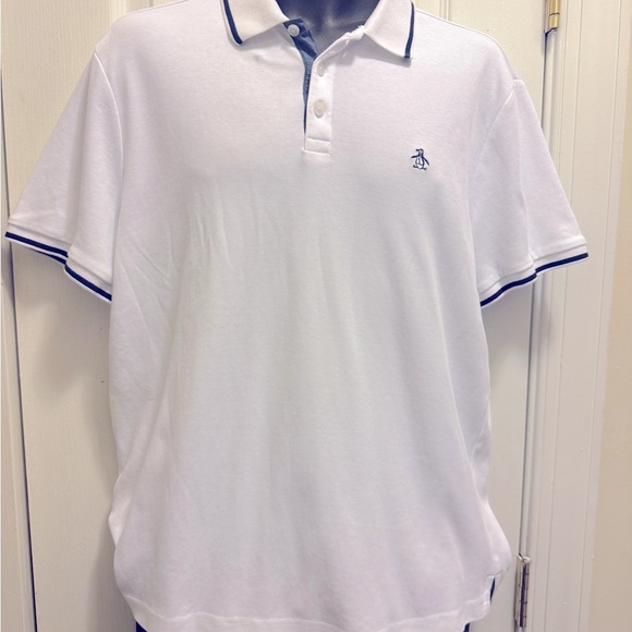 Original Penguin White Polo with Black Accents in new conditions - Picture 4 of 11